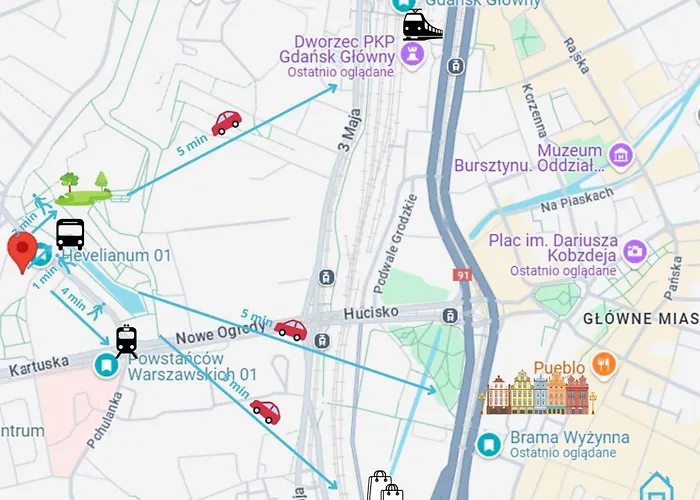 Habitación en casa particular Vintage 10 Min To Old Town Gdansk,pkp & Shopping Mall *